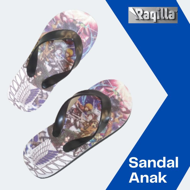 Sandal anak jepit AOT sandal jepit anak AOT attack on titan