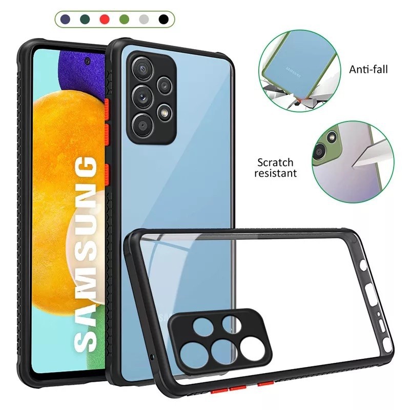 SAMSUNG M52 A72 4G 5G A52 4G 5G A52S A32 4G A32 5G CASE SOFT DOFF HARDCASE FUZE CLEAR BENING UME MIQILIN TRANSPARAN CASING COVER PROTECT CAMERA CASING PELINDUNG KAMERA M52 5G