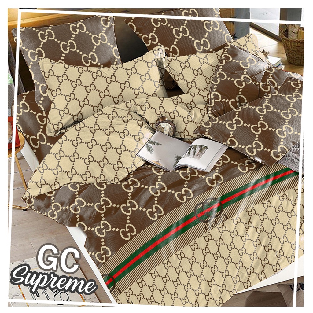 Bedcover seprai lucu cantik by Lovina katun premium custom