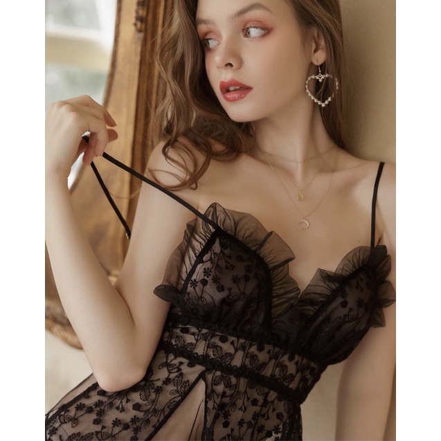Sexy Lingerie Dress Baju Tidur Sexy Wanita / Lingeri Seksi Baju Babydoll Lingerie Wanita 85 (8138)-6