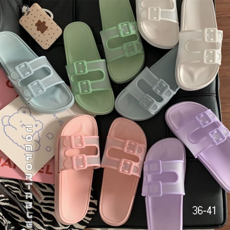 SANDAL JELLY WANITA IMPORT WILLONA BALANCE TERBARU GESPER