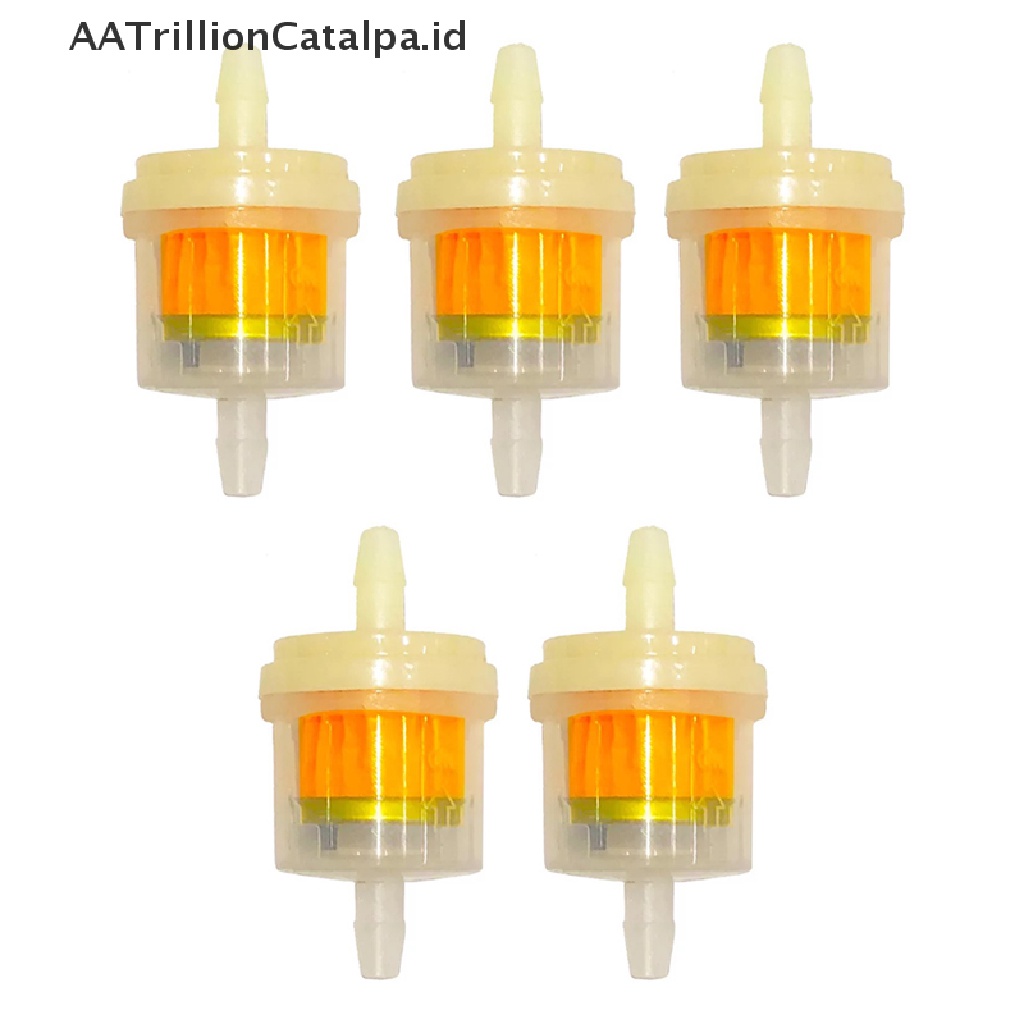 Aatrillioncatalpa 5Pcs Filter Oli Bensin Universal Untuk Motor Dirt Bike