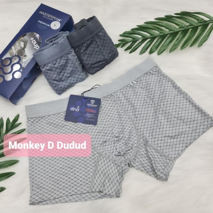 Masterman Dna Isi 3 Celana Dalam Pria Model Boxer Bahan Katun Adem