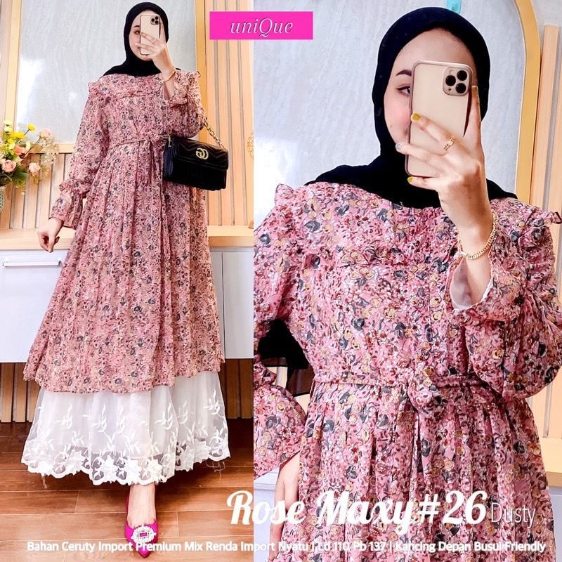 ROSE MAXY | DRESS CERUTY ARMANY MIXED BRUKAT