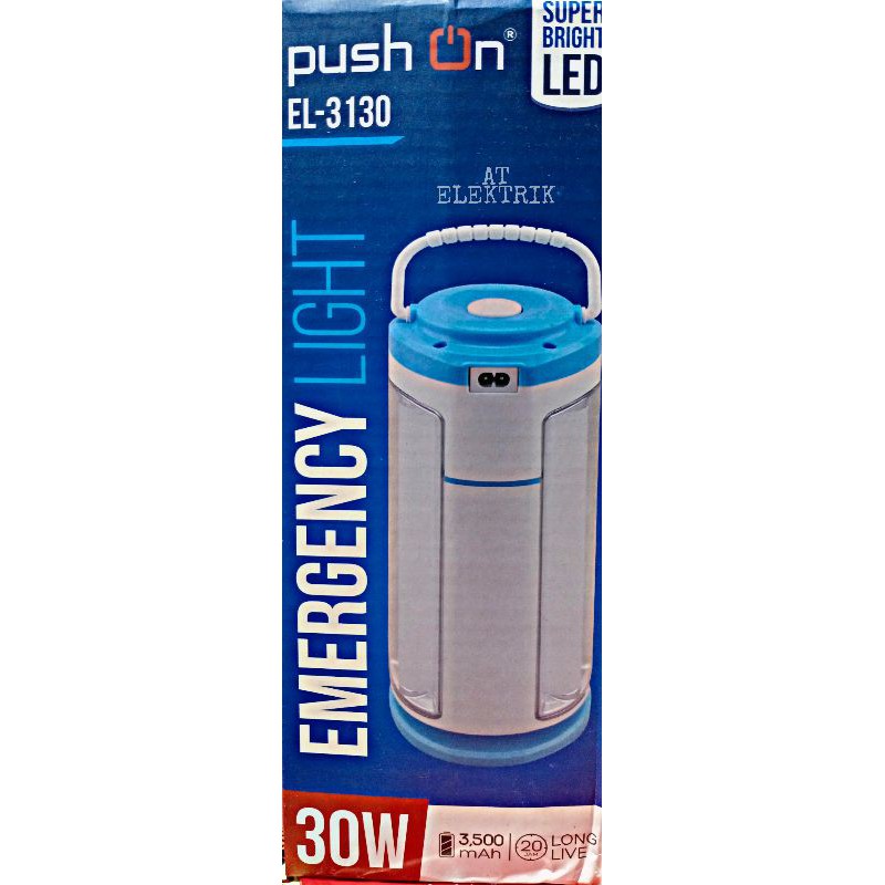 Emergency Light PUSH ON EL - 3130 / Lampu Emergency / Senter