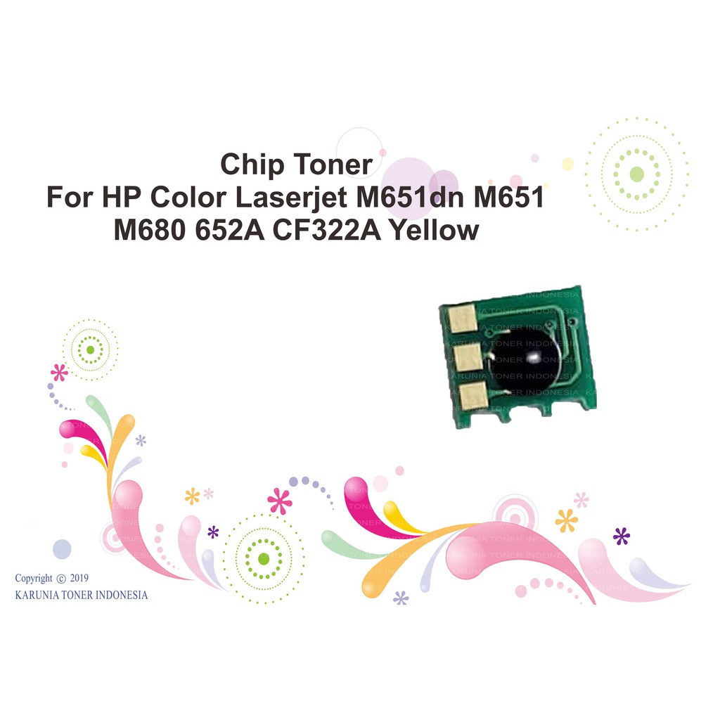 Chip Toner For HP Color Laserjet M651dn M651 M680 654A CF331A CF333A CF322A CF320A C M Y K