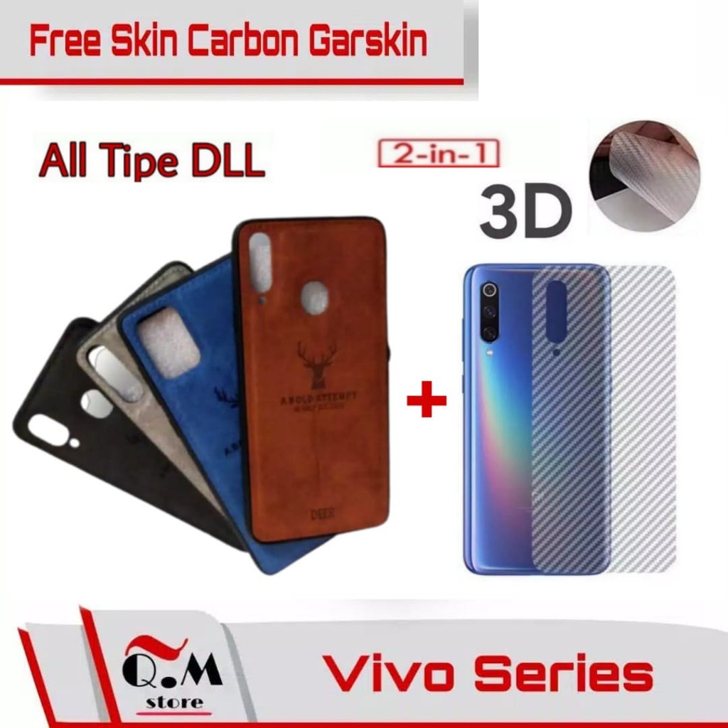 Case Deer Vivo V20 V20SE Vivo X50 X50 Pro Vivo S1Pro V15Pro Vivo V19 V17 Y12 Y15 Y17 Y30 Y50 Garskin