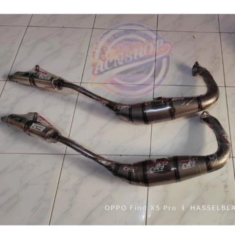 knalpot racing ahau ninja r rr krr zx thailand original ahau racing