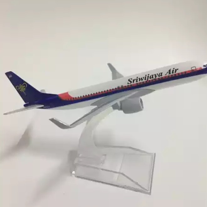 Miniatur Diecase Pesawat Sriwijaya Air