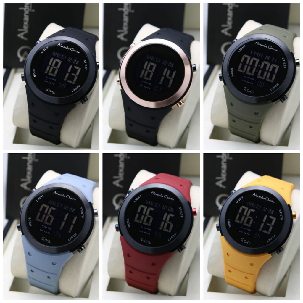 Jam Tangan Pria/Wanita UNISEX Alexandre Christie AC9350/AC 9350 Digital Original