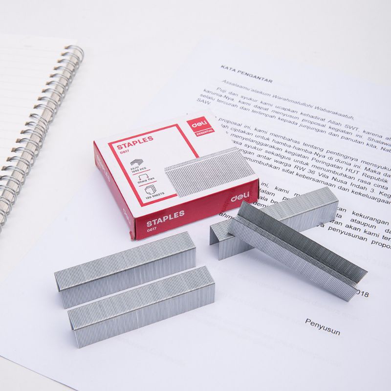 

ATK-POINT | Deli Staples / isi stapler 23/17 (120 sheets) E0017