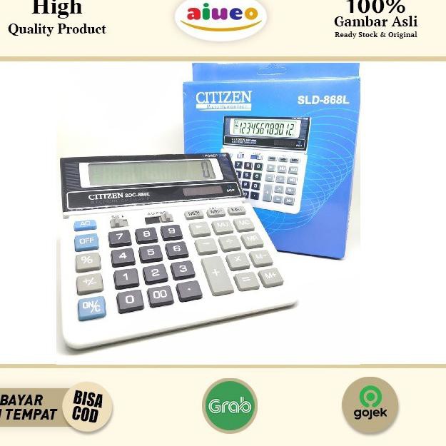 

Diskon Promo V0HOJ Kalkulator Citizen SDC-868L Calculator 12 Digits SDC 868L Citizen SDC868L - Abu-a