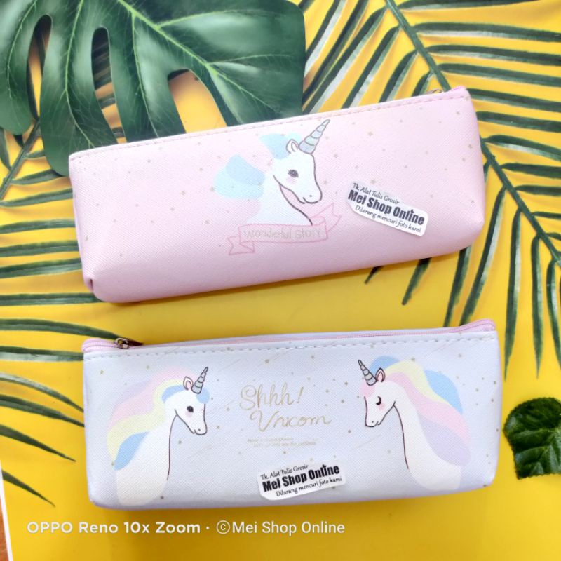 

Tempat Pensil Unicorn Fullbody Glitter Blink Lucu