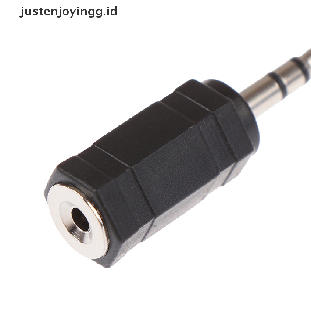 2pcs Kabel adapter jack audio stereo 3.5mm male Ke 2.5mm female Untuk mic