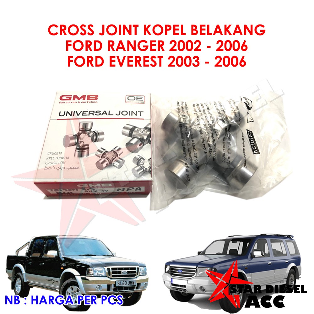 CABANG 4 KOPLING FORD RANGER BELAKANG SILANG 4 CROSS JOINT FORD EVEREST BELAKANG OLD