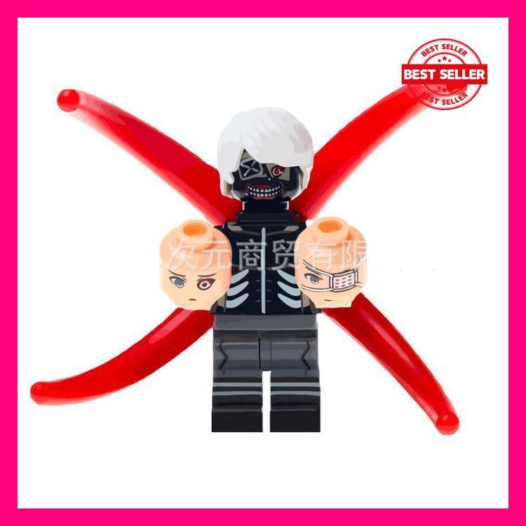 Anime Tokyo Ghoul Ken Kaneki Haise Rinkaku Minifig Minifigure Lego Kw