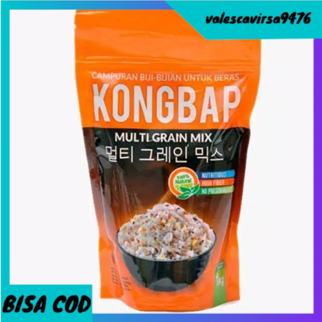 

⭐BISA COD⭐ Kongbap 1 kg - Multigrain Mix Ori/Chia seed & Quinoa - Orange