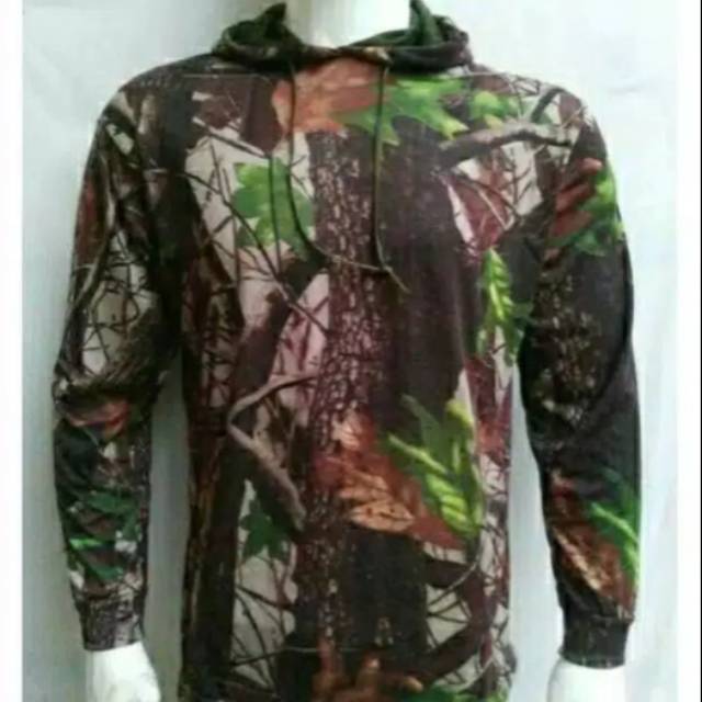 KAOS HODIE KAMUFLASE LENGAN PANJANG