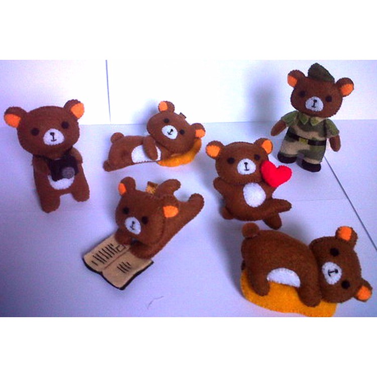 Gantungan Kunci Mini Rilakkuma