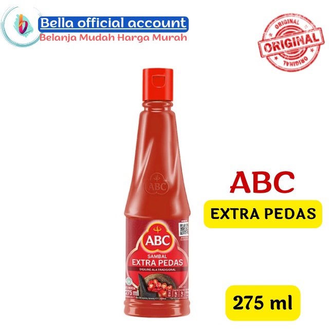 

ABC HEINZ Saus Sambal Saus Tomat Extra Pedas Fruity Apel Botol 275 ml - Extra Pedas