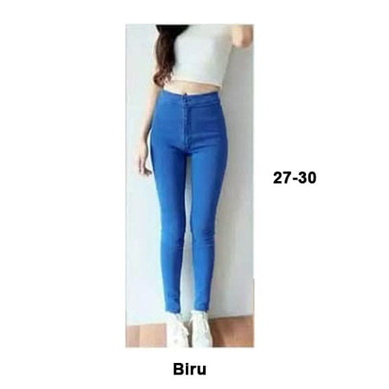 IB CELANA JEANS STRET HAIGHWAIST SIZE 27-30