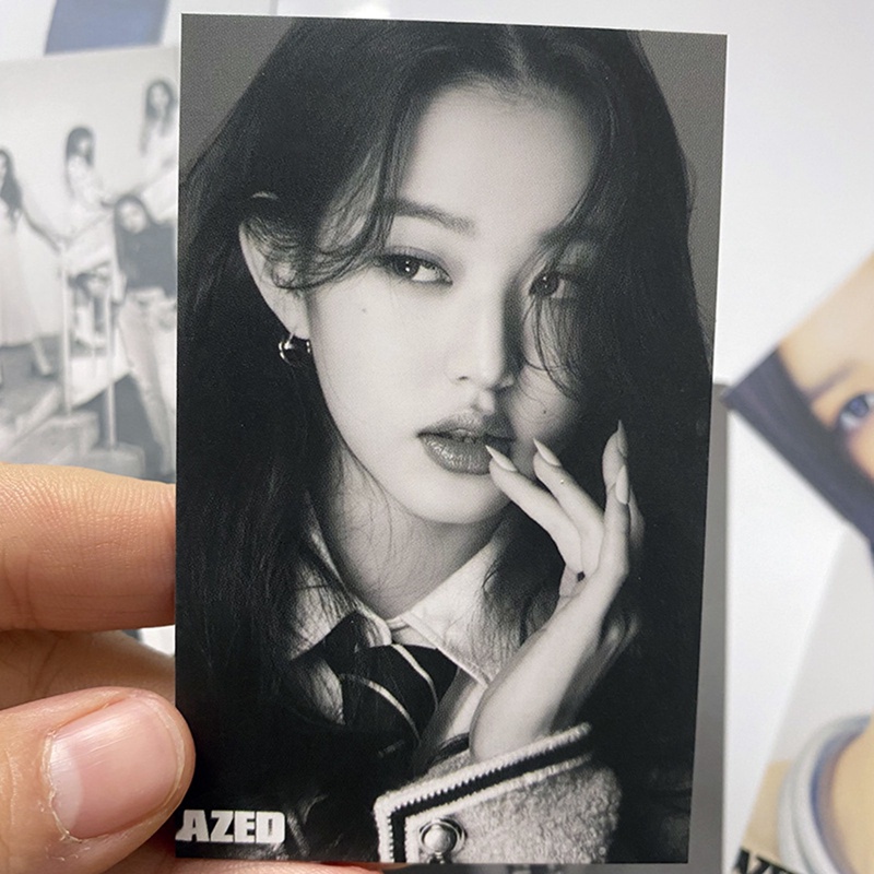 7pcs / Set Kartu Lomo Foto Kpop IVE DAZED Magazine Untuk Koleksi Penggemar