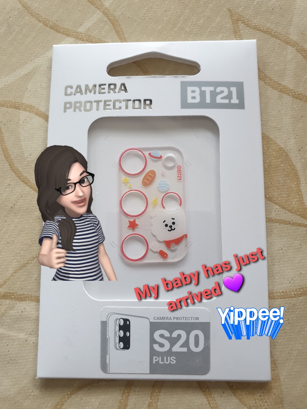 BTS BT21 Official Camera Protector Aksesoris Made in Korea