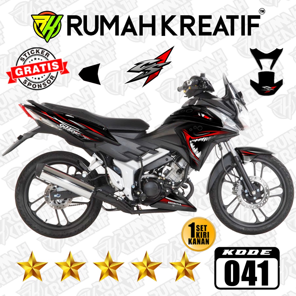 RK Juara Stiker CS 1 - Semi Fullbody - Stiker Honda CS 1 Variasi - RK-e