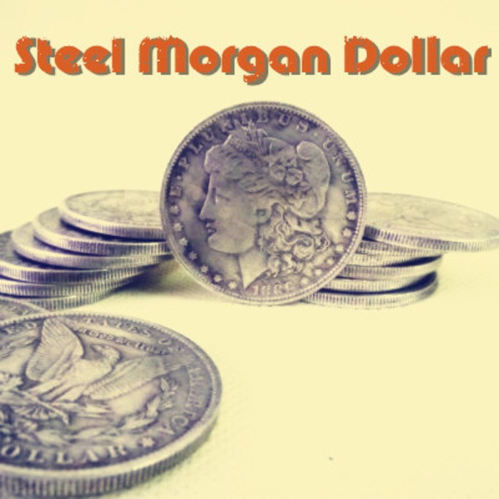 Sulap: Steel Morgan Dollar Diameter 3,8 cm