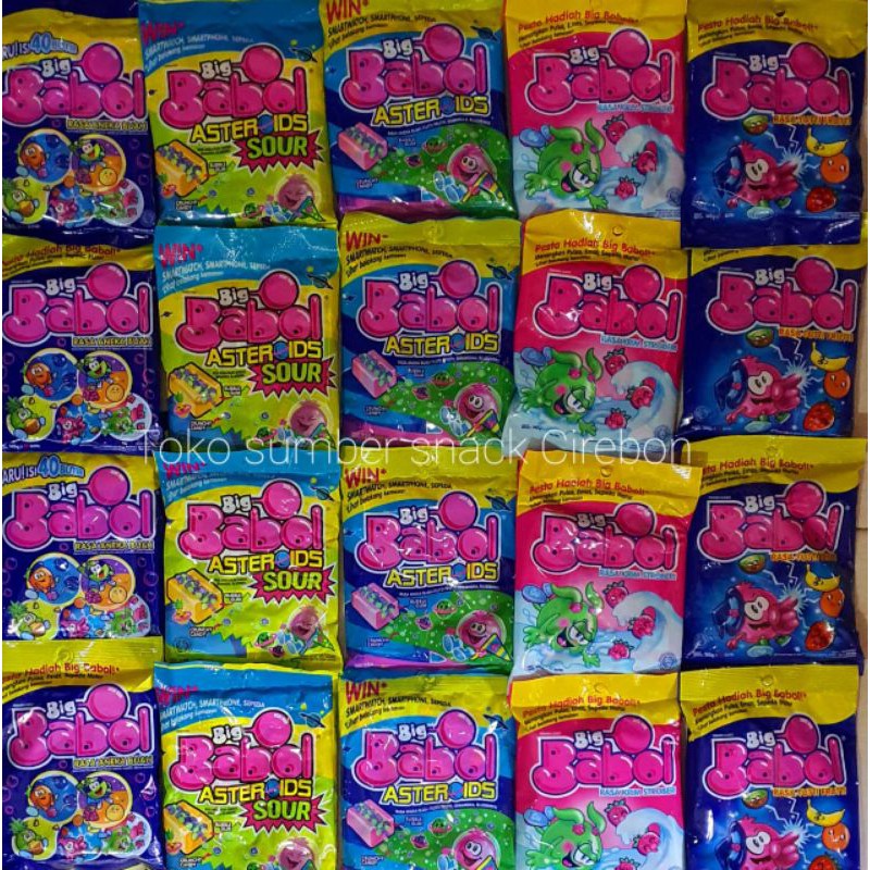 

Baru new pack permen big babol sak isi 40 butir