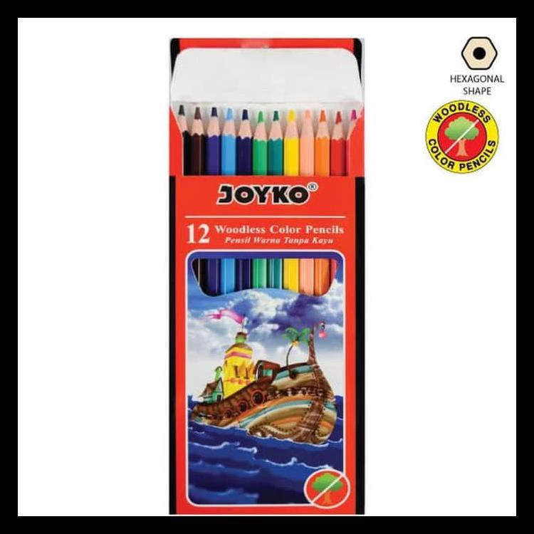 

Diskon Color Pencil / Pensil Warna Joyko Cp-103 / 12 Warna Terbaru