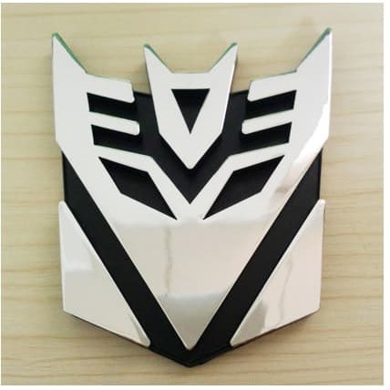 Emblem 3D Transformers (DECEPTICON) 8 cm x 8 cm