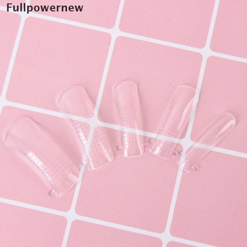 [FULL] 100pcs quick building poly gel nail forms mold tips extension dual nail art tool