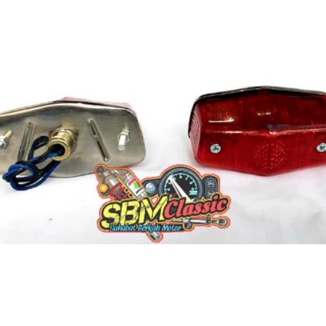 Lampu Stop stoplamp BSA Stop Lamp lampu stop BSA bahan stanlis