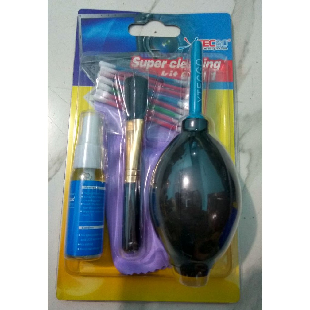 SUPER CLEANING SET PEMBERSIH LAYAR LCD SCREEN KAMERA LAPTOP