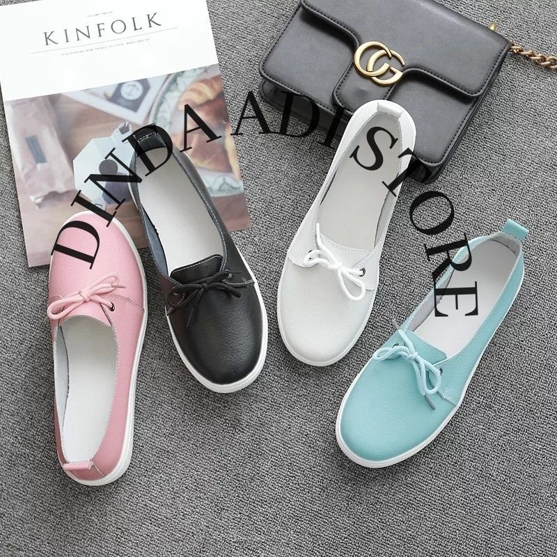 DINDA Sepatu Wanita Slip On Loafer Casual Slavina Trendy model 2022