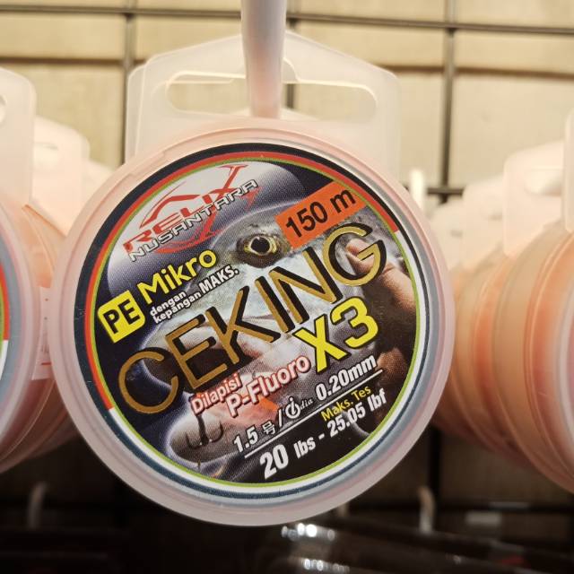 Senar Ceking PE 1,5 X3 Relix Nusantara 150 meter