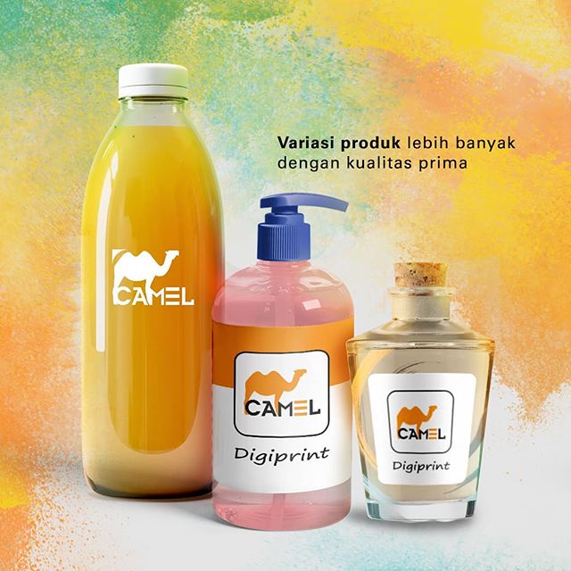 Camel Digit Print Sticker Vinyl Laser Toner A4 White Gloss / Transparan / White Matte  Stiker Anti Air Tidak Mudah Sobek - Repack 10 Lembar