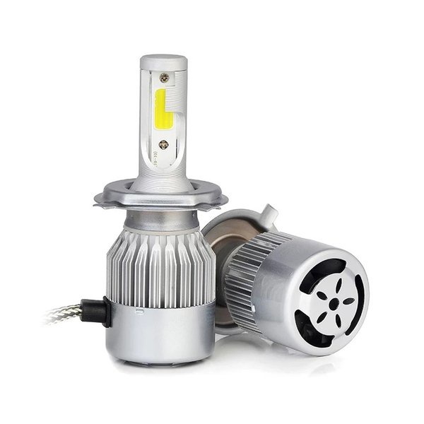 Lampu LED Mobil Headlight H4 COB 2 PCS Quality High White