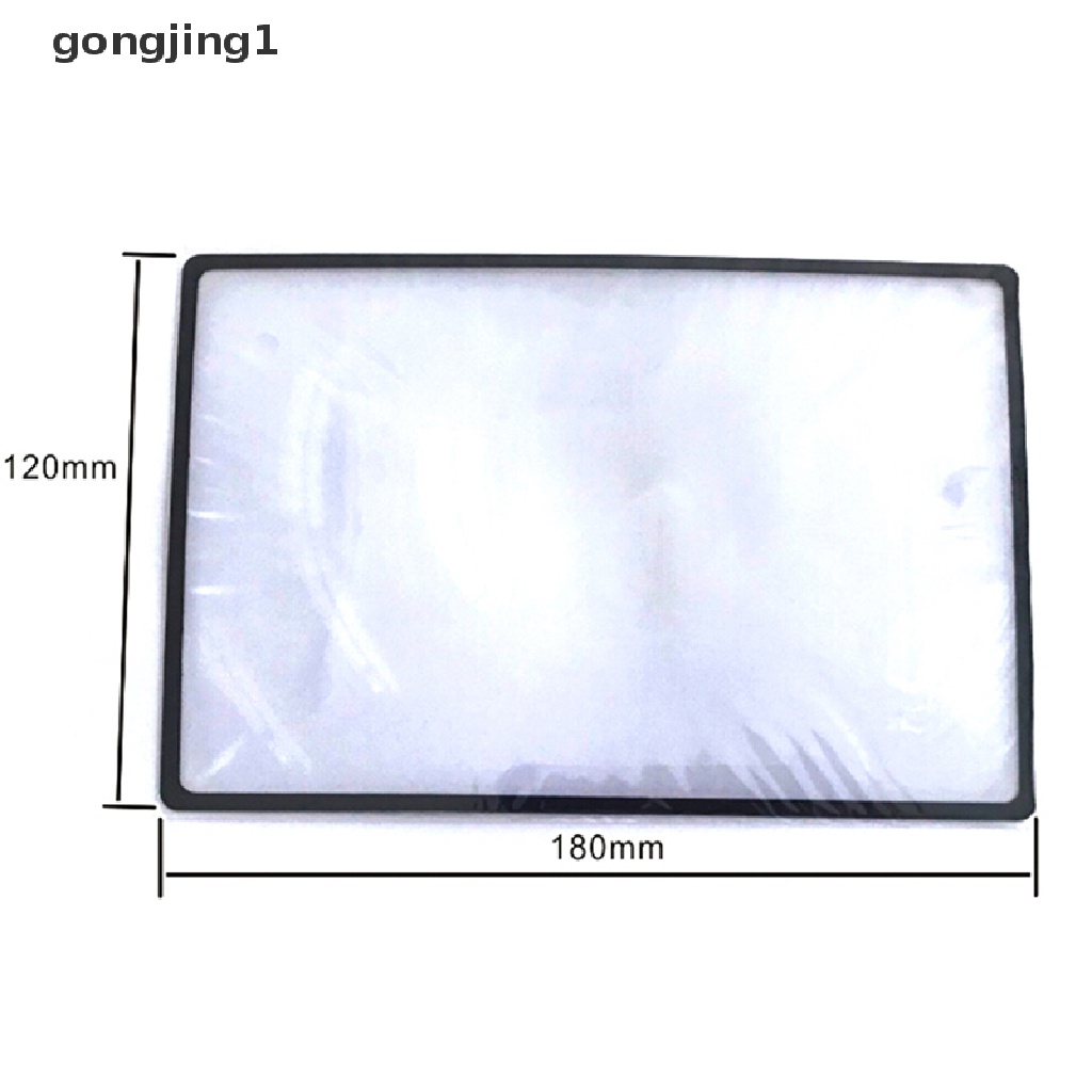 Ggg Kaca Pembesar A5 X3 Bahan PVC Untuk Membaca Buku