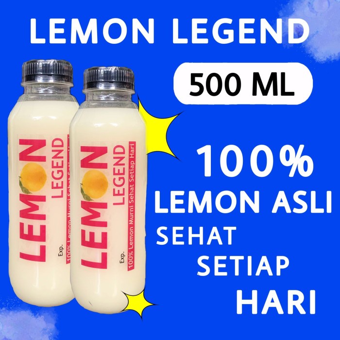 

(BISA COD) 100% Ekstrak Sari Lemon Murni 500Ml Tanpa Pengawet Diet Langsing Usaha