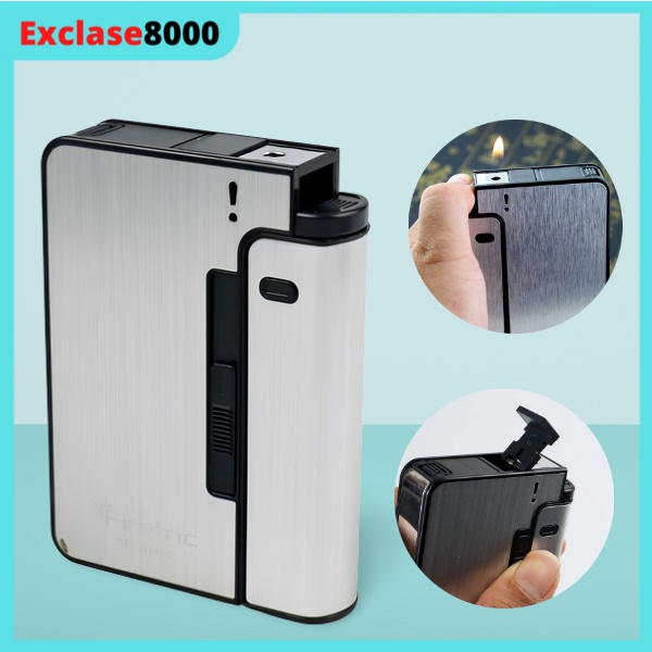 Firetric Kotak Rokok Case with Lighter Korek Api Slot - JD-YH001