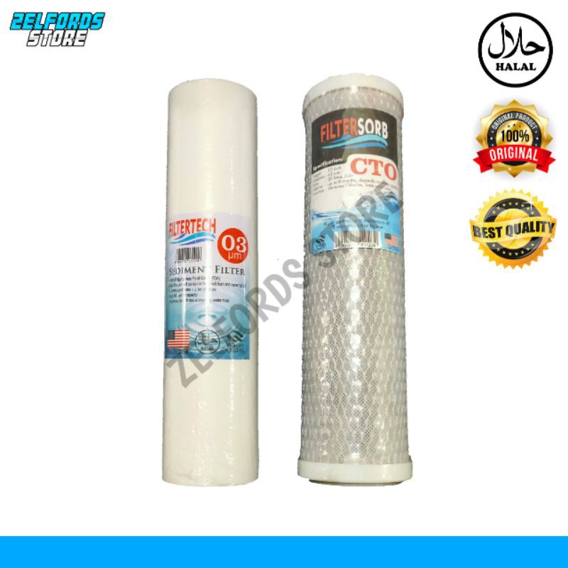 Paket Cartridge Filter + CTO / 10 Inch