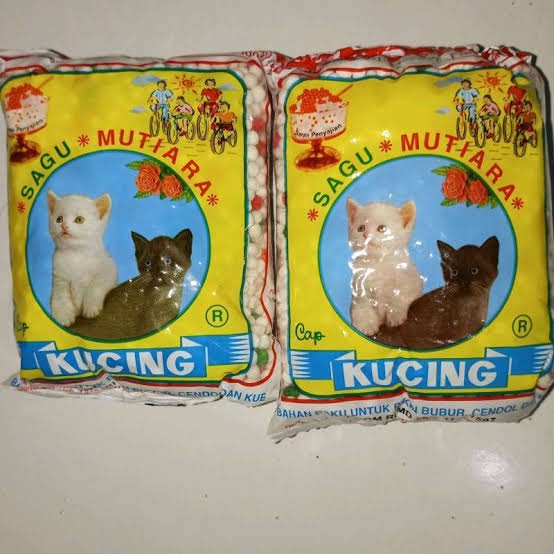 

Sagu mutiara cap kucing 100 gr