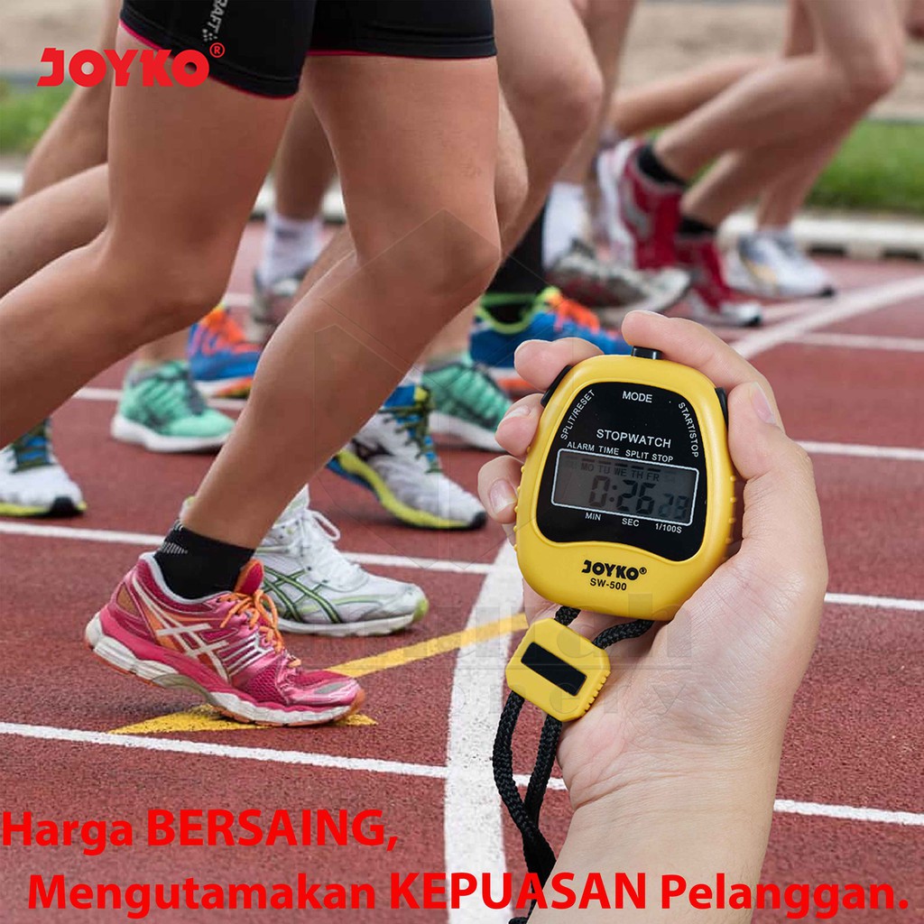 

Stopwatch Joyko SW 500 / Alat Hitung Pengukur Waktu SW-500 Timer / Stop Watch Led Strap