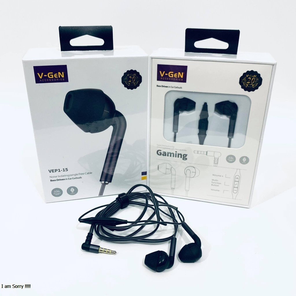 VGEN Earphone/Headset Gaming Xtra Bass Vep 1-15