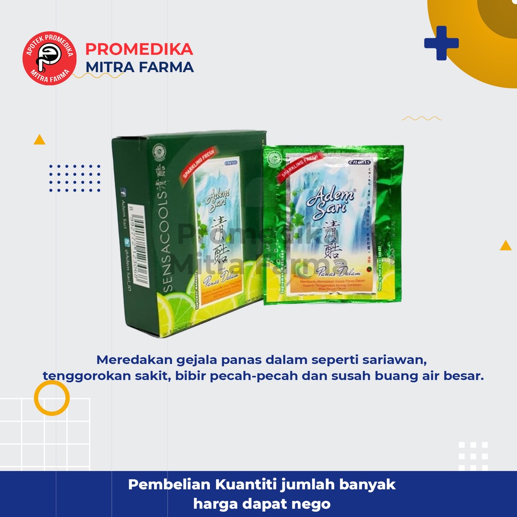 

Adem Sari/Sachet / Minuman Pereda Panas Dalam