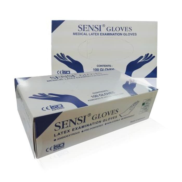 New Sarung Tangan Latex Sensi Gloves - SML