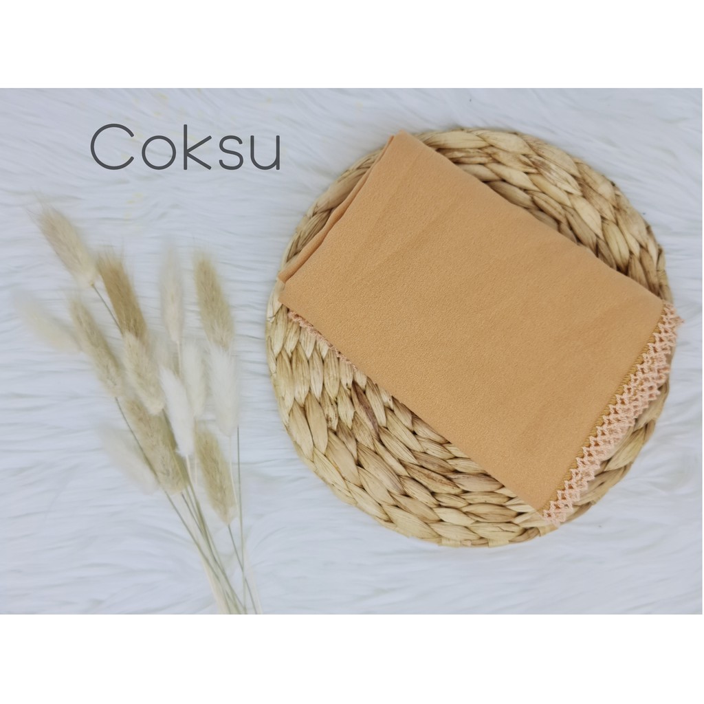 Pashmina Picot Crochet Diamond Stretch-Coksu