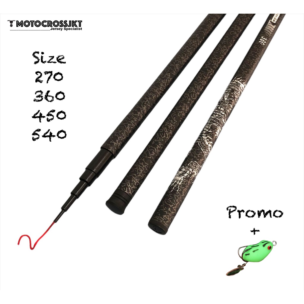 Joran Tegek Joran Pancing Bahan Fiber Carbon